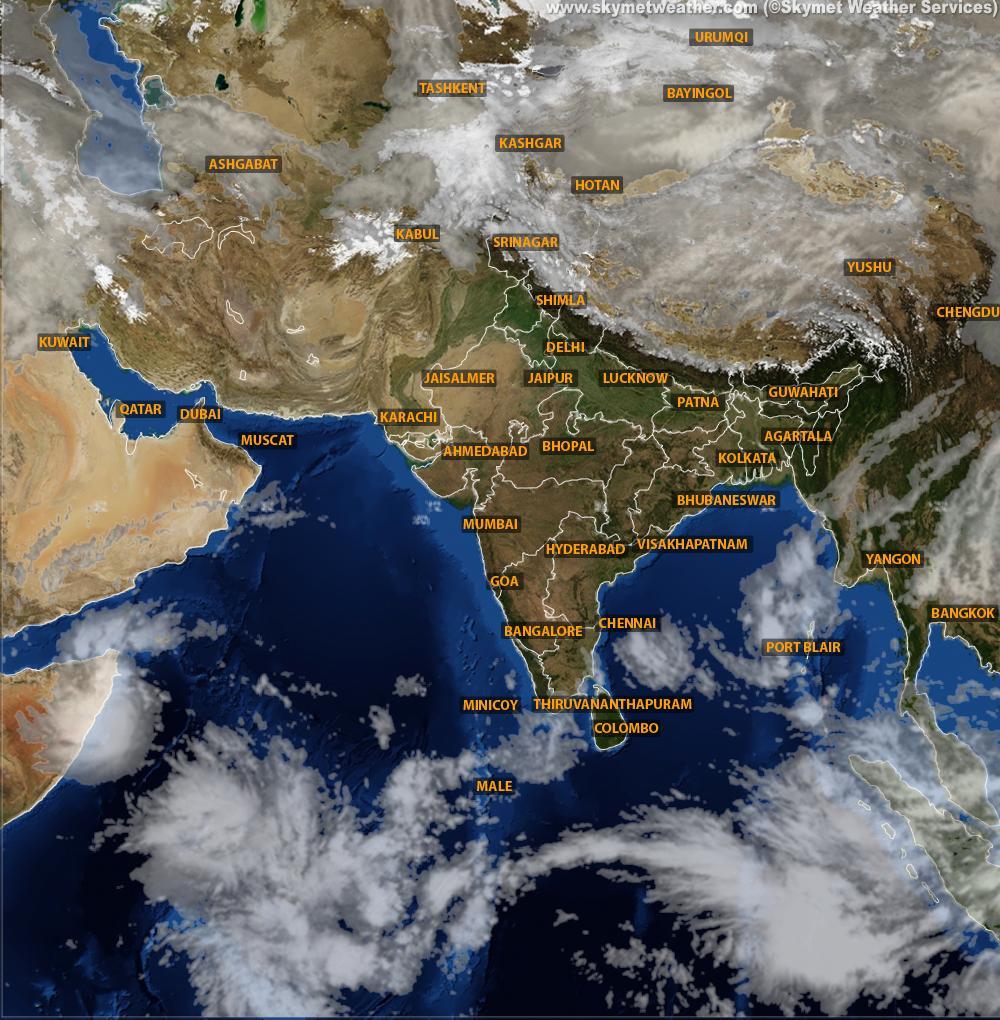 Low pressure in Andaman Seas to turn more significant | Skymet Weather ...