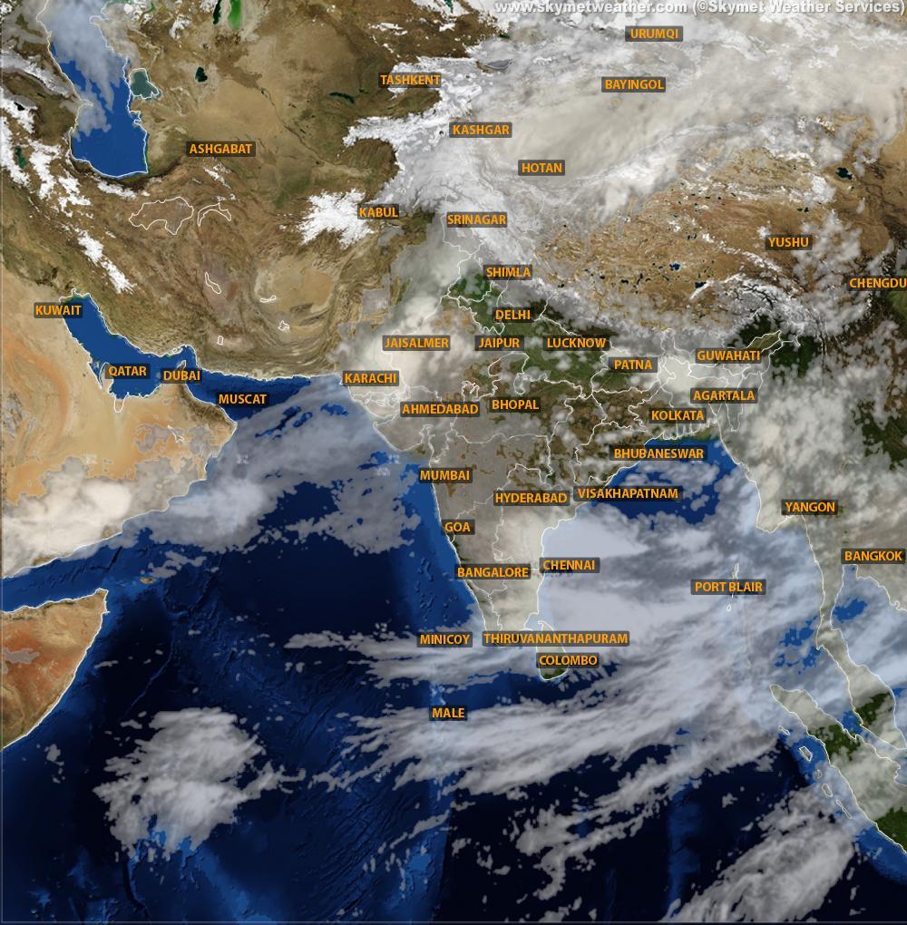 Weather Gwalior By Satellite Picture Weather Condition To Improve In North India In 24 Hours | Skymet Weather  Services