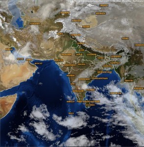 Satellite-Image-India-17-November-2013-15:00 – Skymet Weather Services