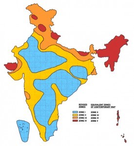 Seismic zones in India – Skymet Weather Services