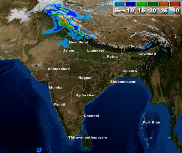 Snow and rain forecast for North India during next two days Skymet