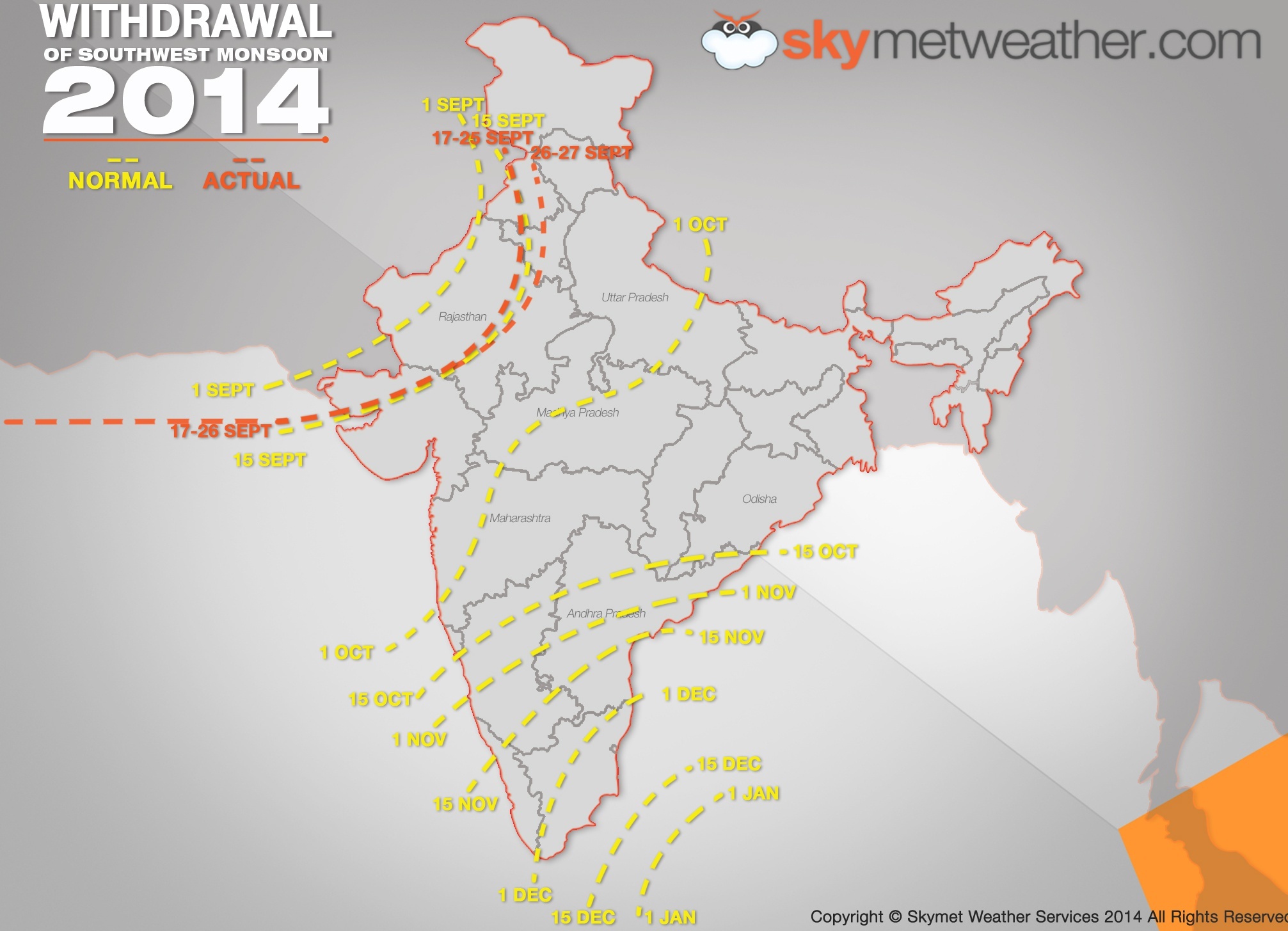 Southwest monsoon leaves 28% of the country rain deficit | Skymet ...