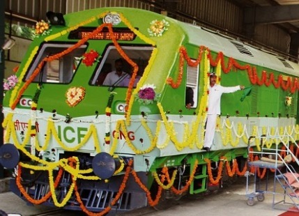 First CNG Train India