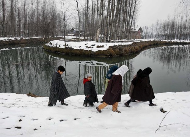 Snow in Srinagar