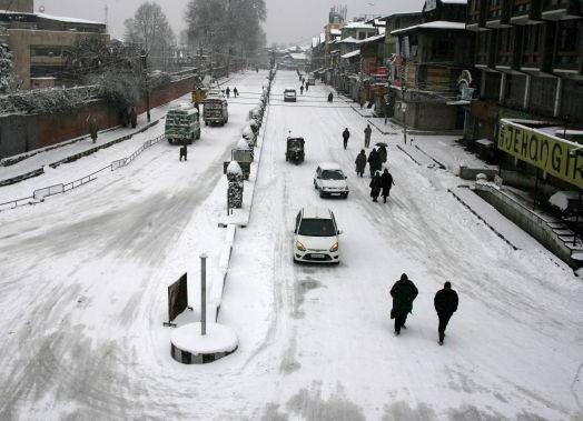 Srinagar snowfall