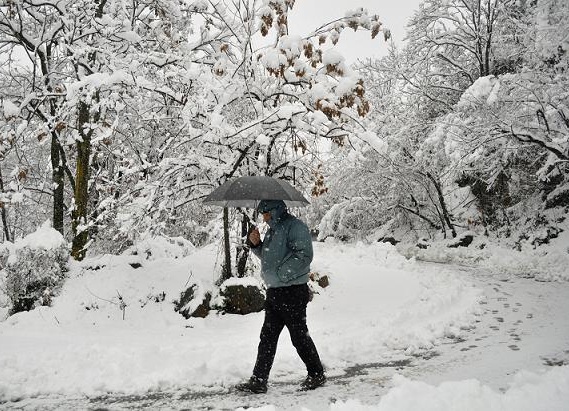 Snow in Kashmir