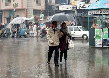 Rainfall in Pakistan