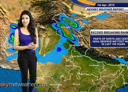 National weather video for 01-04-2015: Weather news report and weather forecast for all parts of India.