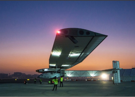 Cloudy weather delays Solar Plane’s departure