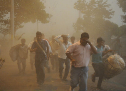 Dust storm in Delhi