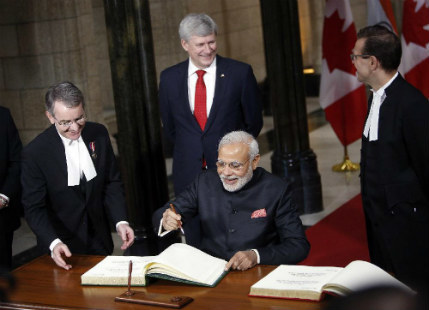 Narendra Modi Inks 5 Year Uranium Deal with Canada