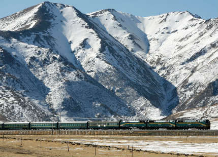 China Rail Tunnel Under Mount Everest