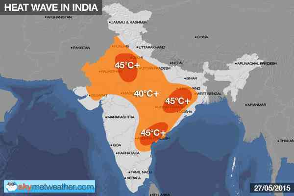 Heat wave to abate marginally from West and North India | Skymet ...