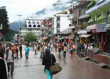 Rain in Manali