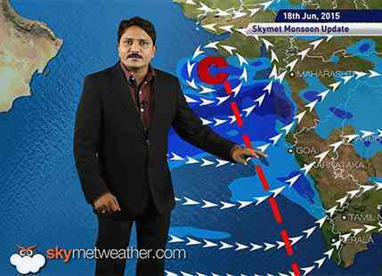 18-06-2015 - Skymet weather report