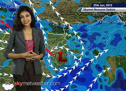 25 June Monsoon Update: Skymet Weather