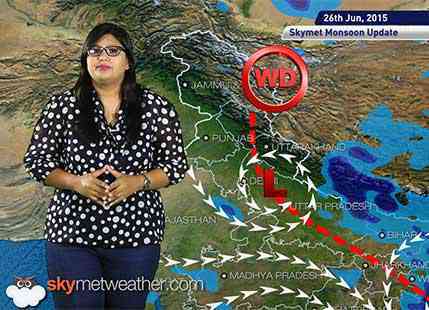 26 June, 2015 Monsoon Update: Skymet Weather