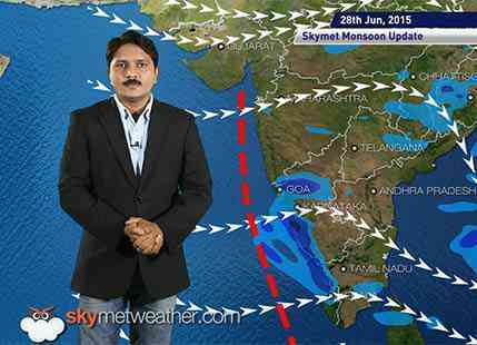 National Weather Video Report For 28-06-2015 - HINDI