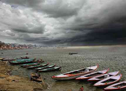 Rain in Varanasi