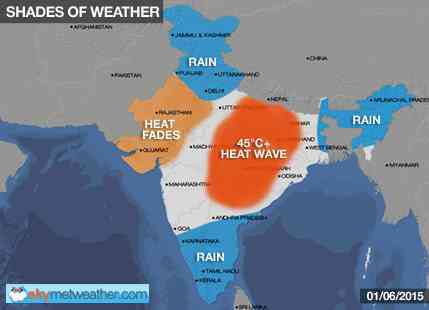 Heatwave abates from North and West India