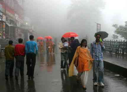 Weather in the hills of North India