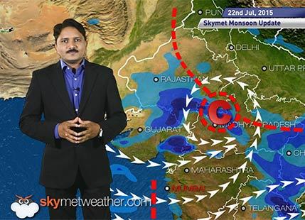 Hindi National Weather Video Report For 22-07-2015