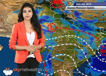 30 July, 2015 Monsoon Update: Skymet Weather