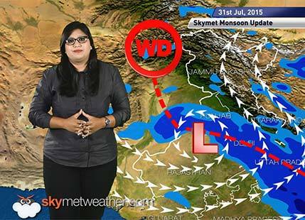 31 July, 2015 Monsoon Update: Skymet Weather