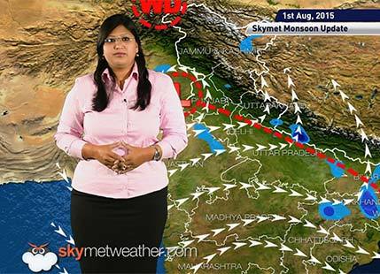 01 August, 2015 Monsoon Update: Skymet Weather