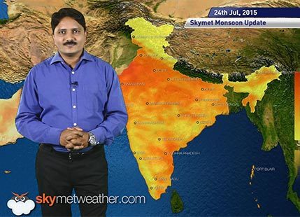 [Hindi] National Weather Video Report For 24-07-2015