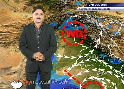 27 July, 2015 Monsoon Updates - Skymet Weather HINDI