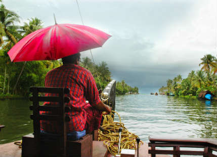 Rain in peninsular India