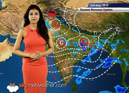 03 August, 2015 Monsoon Update: Skymet Weather