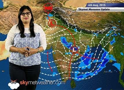 04 August, 2015 Monsoon Update: Skymet Weather