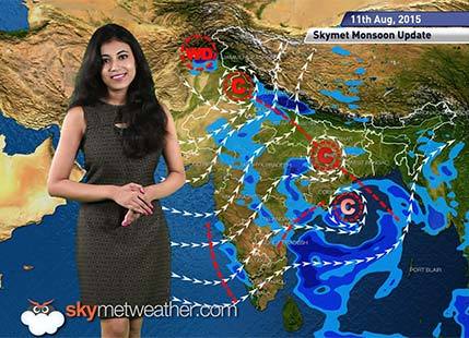 11 August, 2015 Monsoon Update: Skymet Weather