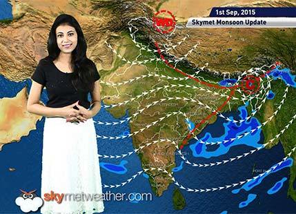 1 September, 2015 Monsoon Updates - Skymet Weather