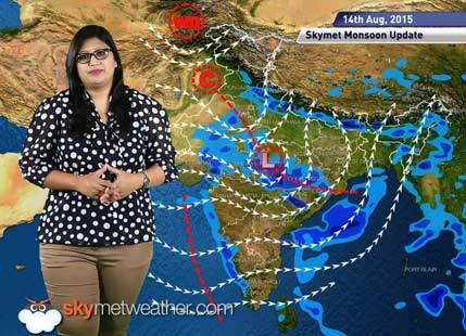 14 August, 2015 Monsoon Update: Skymet Weather