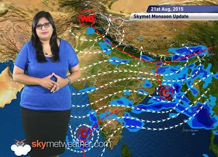 21 August, 2015 Monsoon Update: Skymet Weather