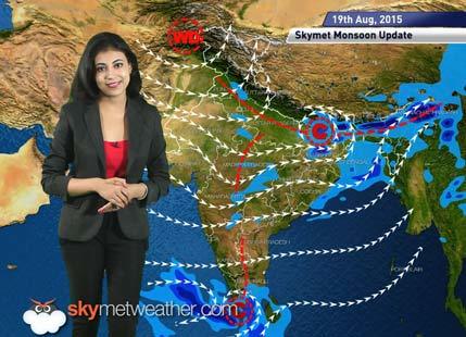 19 August, 2015 Monsoon Update: Skymet Weather