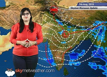 07 August, 2015 Monsoon Update: Skymet Weather