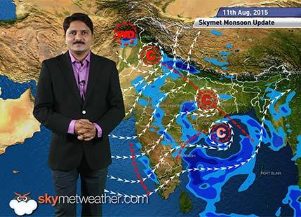 Hindi National Weather Video Report For 11-08-2015