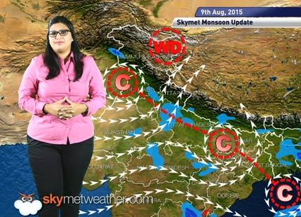 09 August, 2015 Monsoon Updates Skymet Weather