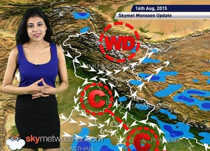 16 August, 2015 Monsoon Updates - Skymet Weather