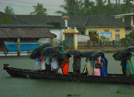 Rain in South India