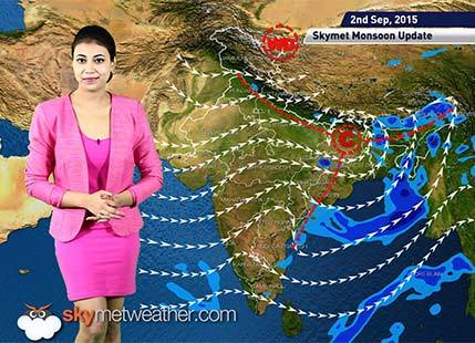 02 September, 2015 Monsoon Update: Skymet Weather