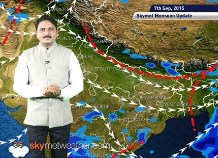 [Hindi] Weather Forecast for September 7, 2015: Skymet Weather