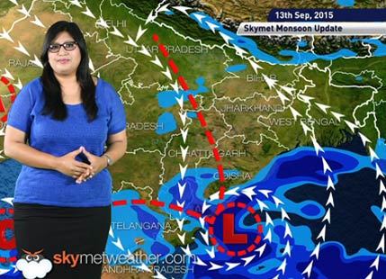 Weather Forecast for September 13, 2015 - Skymet Weather