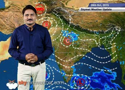 [Hindi] National Weather Video Report For 28-10-2015