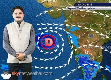 Weather Forecast for October 12, 2015 Skymet Weather HINDI