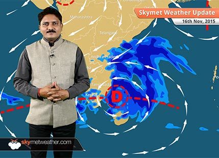 [Hindi] Weather Forecast for November 16, 2015: Skymet Weather